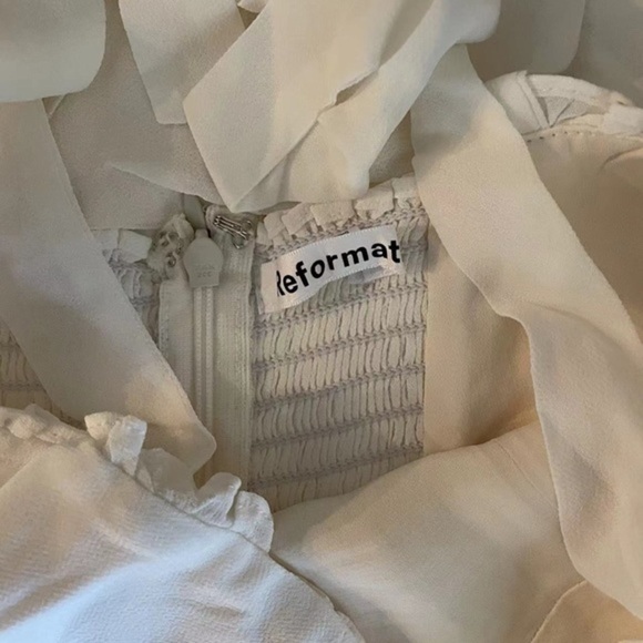 Reformation Nikita Dress in Ivory *NEW* - Picture 6 of 7